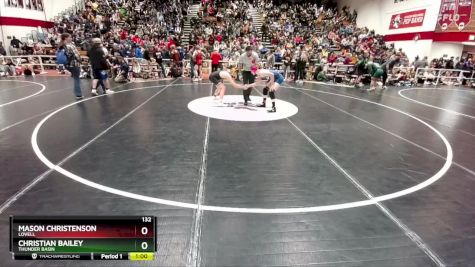 132 lbs Cons. Round 3 - Mason Christenson, Lovell vs Christian Bailey, Thunder Basin