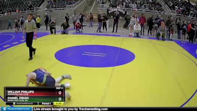 92 lbs Champ. Round 2 - Daniel Dinan, Banks Mat Club, Inc vs William Phillips, Deschutes Mat Club