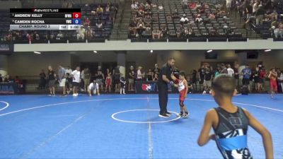 49 lbs Champ. Round 3 - Andrew Kelly, Black Flag Wrestling Academy, Inc vs Camden Rocha, Viking Wrestling Club