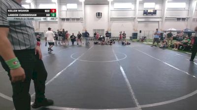 115 lbs Finals (2 Team) - Kellen Weaver, Wrecking Crew Demolition Team vs Landon Cunningham, Ohio Gold Black