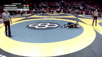 D2-106 lbs Champ. Round 1 - Vince Coleman, Zanesville vs Jarreau Walker, Streetsboro