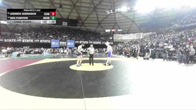 Boys 4A 150 lbs Cons. Round 1 - Andrew Sorenson, Issaquah vs Ben Funston, North Creek