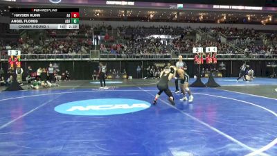 149 lbs Champ. Round 1 - Hayden Kuhn, Ashland vs Angel Flores, Adams St.