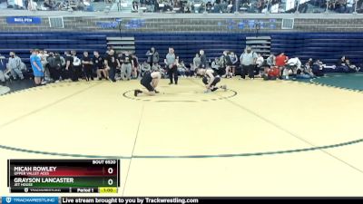 120 lbs Cons. Round 2 - Micah Rowley, Upper Valley Aces vs Grayson Lancaster, Jet House