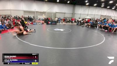 220 lbs Round 2 (8 Team) - Ryan Rambo, Wisconsin vs Kyle Oliveira, Alabama