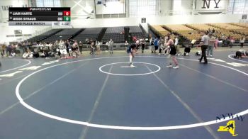 124 lbs 3rd Place Match - Liam Harte, Malone Youth Wrestling Club vs Jesse Straus, GPS Wrestling Club