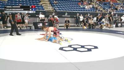 126 lbs Cons. Rd Of 16 - Diesel Knudsen, Utah vs Dylan Nieuwenhuis, Michigan