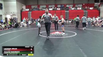 103 lbs 1st Place Match - Jackson Jerles, Alpha Elite vs Mugabi Makorogo, Techfall Wrestling Club