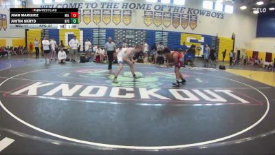 157 lbs Round 6 (8 Team) - Juan Marquez, Wellington vs Justin Skryd, Naperville Central