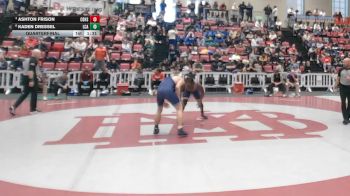 157 lbs Quarterfinal - Ashton Frison, Christian Brothers High School vs Kaden Dressel, Lakeway Christian Academy