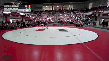 120 lbs Consolation - Lauren Rodriguez, Noble vs Bex Dewey-Benda, Piedmont High School Girls