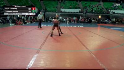 6-7A 120 3rd Place Match - Aliyah Bailey, Sparkman vs Kyla Harris, Bob Jones