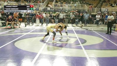 106 1A 7th Place Match - David Serrano, Merritt Island vs Thiago Finuff, Liberty County