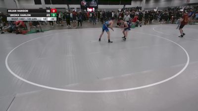 120 lbs Cons. Sub-rd Of 32 - Bronx Hanlon, Aniciete Training Club vs Julian Hanson, The Wrestling Academy