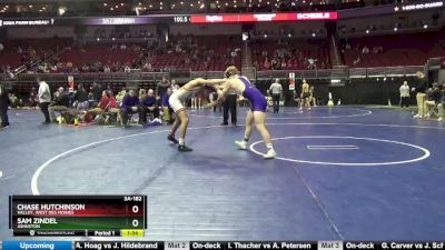 3A-182 lbs 3rd Place Match - Chase Hutchinson, Valley, West Des Moines vs Sam Zindel, Johnston