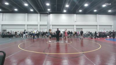 140 lbs Quarters - Olivia Vickers, Team Missouri Select vs Arianna Maria, Empire Girls Wrestling Club