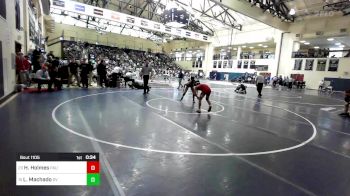 114 lbs Consi Of 16 #2 - Hayden Holmes, Paulsboro vs Landon Machado, Delaware Valley