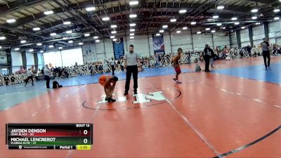 130 lbs Rd# 7- 10:45am Saturday Final Pool - Michael Lencrerot, Florida Elite vs Jayden Denson, Iowa Black