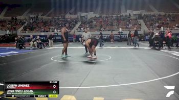 D1-285 lbs Champ. Round 1 - Joseph Jimenez, Maricopa vs Josh Finch-Logan, Brophy College Preparatory