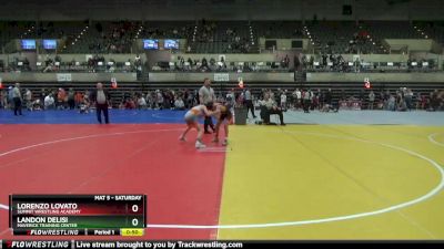 85 lbs Cons. Round 3 - Lorenzo Lovato, Summit Wrestling Academy vs Landon Delisi, Maverick Training Center