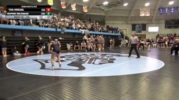 125 lbs Champ. Round 1 - Eva Kriegel, Iowa Valley, Marengo vs Sophie Seligman, Ogden