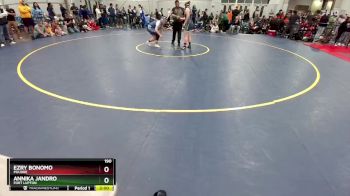 190 lbs Champ. Round 1 - Annika Jandro, Fort Lupton vs Ezry Bonomo, Poudre