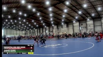 112 lbs Champ. Round 1 - Samantha Van Der Weken, Virginia Team Predator Wrestli vs Zainab Hijawi, Relentless Wrestling