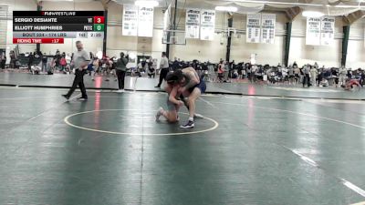 174 lbs Quarterfinal - Sergio Desiante, Virginia Tech vs Elliott Humphries, PRTC