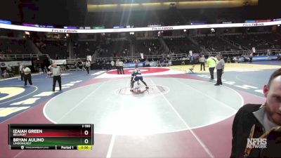 I-190 lbs Cons. Round 3 - Bryan Aulino, Lindenhurst vs Izaiah Green, Bellport