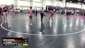 165 lbs Placement (16 Team) - Pryor Mathews, Nebraska Heroes (B Team) vs Cy Petersen, Capitian Nebraska (A Team)