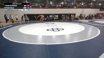 61 kg Champ. Rd Of 64 - Layne Kleimann, Brunson UVRTC vs Hayden Mills, CMWC