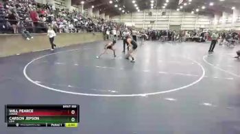 106 lbs Cons. Round 3 - Carson Jepson, Lehi vs Will Pearce, Logan