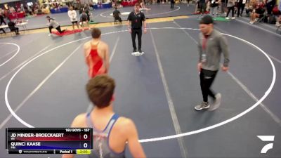 157 lbs Champ. Round 1 - Jd Minder-Broeckaert, WI vs Quinci Kaase, MN