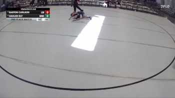 12 lbs 2nd Place Match - Oaklen Ely, Midwest Destroyers Wrestling Club vs Easton Carlson, Little Cougar Wrestling