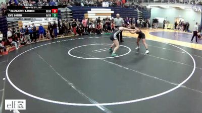 155 lbs. Champ. Round 2 - Elizabeth Laurin, West Creek vs Eve Smith, Waynesville