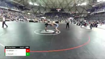 1A 220 lbs 5th Place Match - Austin Salazar, Elma vs Jackson Forsyth, Connell