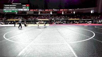 157 lbs Consi Of 16 #2 - Blake McCarty, Ferrum College (NCWA) vs Chris Cibrone, Mercyhurst
