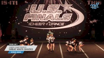 Cheer Coast Tropics - Great White Sharks [2023 L2 Senior Day 1] 2023 The U.S. Finals: Galveston