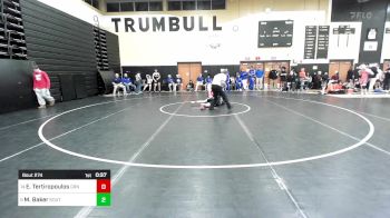 120 lbs Consi Of 8 #2 - Emmanuel Tertiropoulos, Greenwich vs Mike Baker, Southington