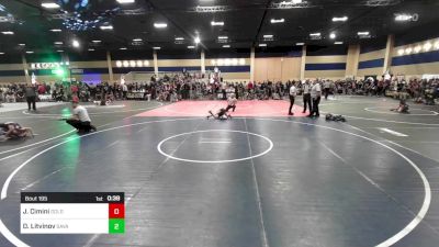 73 lbs Consi Of 8 #2 - Jack Cimini, Gold Rush Wr Acd vs Danil Litvinov, Savage House WC