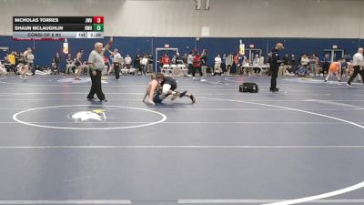 141 lbs Consi Of 8 #2 - Nicholas Torres, Johnson & Wales (RI) vs Shaun McLaughlin, Roger Williams