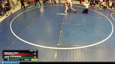 87 lbs Cons. Round 2 - Brennan Viray, Pride Wrestling vs Hank Stephenson, Millard