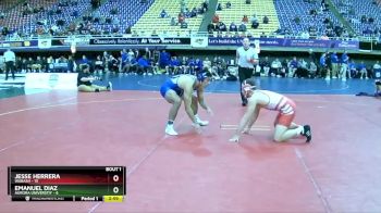 165 lbs Finals (2 Team) - Emanuel Diaz, Aurora Universtiy vs Jesse Herrera, Wabash