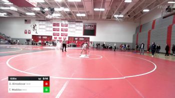 133 lbs Quarterfinal - D'Amani Almodovar, Rider University vs Tommy Maddox, WVU - Unatt