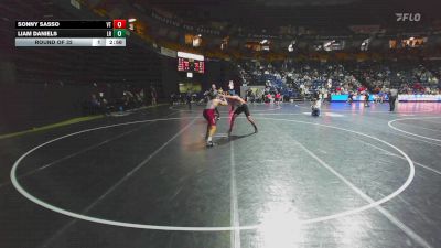 197 lbs Round Of 32 - Sonny Sasso, Virginia Tech vs Liam Daniels, Little Rock