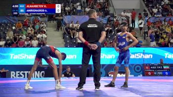 45 kg Final 3-5 - Kadyrbek Almanbetov, Kyrgyzstan vs Alireza Ahmad AMIRIGHASRODDASHTI, Iran