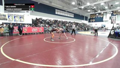 145 lbs Champ. Round 1 - Abrielle Enriquez, John Glenn vs Mila Grano, San Jacinto
