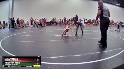 70 lbs Semis (4 Team) - Luca Vitello, Georgia United Blue vs Kingston Reed, Oklahoma Elite