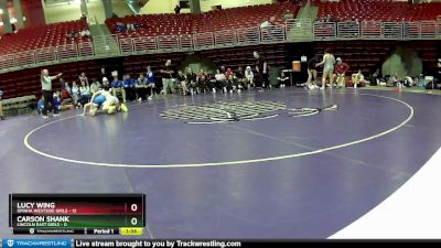 170 lbs Round 5 (8 Team) - Lucy Wing, Omaha Westside Girls vs Carson Shank, Lincoln East Girls