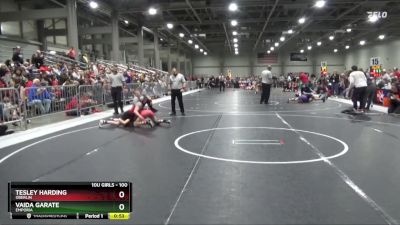 100 lbs Quarterfinal - Vaida Garate, Emporia vs Tesley Harding, Oberlin